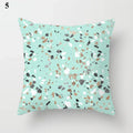 Ljojo Mint Green Blue Geometric Cushion Cover Modern Home Decor