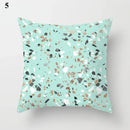 Ljojo Mint Green Blue Geometric Cushion Cover Modern Home Decor