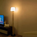 Modern Glass & Solid Wood Floor Lamp for Living Room by Ljojo - Stylish Standing Reading Light