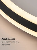 Ljojo LED Chandelier: Modern Dining Room Lighting for Bedroom, Living Room, and Study