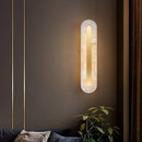 LED Wall Lamp Dimmable Natural Marble Background Wall Decor by Ljojo