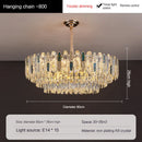 Crystal Shell Villa Luxury Ceiling Light Chandelier - Ljojo