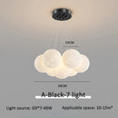 Children's Bedroom Chandelier Modern Resin 3D Printed Dining Room Lights by Ljojo
