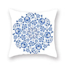 Geometric Mandala Flower Print Pillowcase for Home Decor by Ljojo