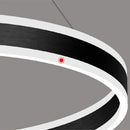 Nordic Ring Led Chandelier for Staircase Living Room - Minimalist Ljojo Glow Lamp