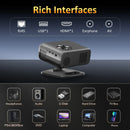Ljojo™ M4 800Ansi Lumens Android12 Mini Projector 4K Full HD 1080P WiFi6