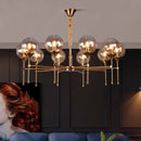 Nordic Glass Ball LED Pendant Light Chandelier - Ljojo Luminaires for Home Decor