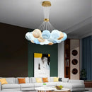 Ljojo Magic Bean Nordic Cream Chandelier - Modern Bedroom Lighting