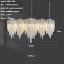 Ljojo Modern Lustre Tassel Chandelier LED Lighting for Living Dining Room Decor