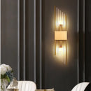 Clear Glass Wall Light for Living Room with E14 G9 Bulb, Ljojo Brand