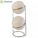 Ljojo Metal Acrylic Ball Rack LED Floor Lamp for Bedroom Home Decoration Chandelier