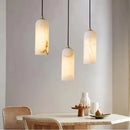 Cylindrical Natural Marble Wall Sconce for The Master Bedroom by Ljojo - Elegant Lighting Fixture for Dining Room & Kitchen