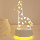 3D Cute Giraffe Night Light - Decorative USB Ambient Light for Birthday and Christmas by Ljojo
