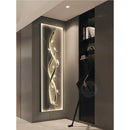 Ljojo Modern Abstract Wall Lamp with Remote Control for Living Room Bedroom