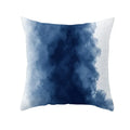 Ljojo Light Luxury Blue Abstract Print Throw Pillow Cover - Marble Stripe