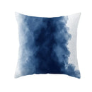 Ljojo Light Luxury Blue Abstract Print Throw Pillow Cover - Marble Stripe