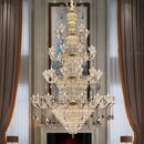 Ljojo Luxury European Villa Crystal Chandelier for Home Dining & Bedroom