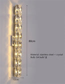 Crystal Hotel Light Headboard - Modern Minimalist Luxury Wall Ljojo