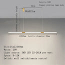 Modern Minimalist LED Pendant Light for Restaurant Kitchen Island by Ljojo