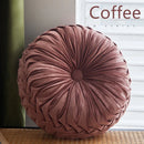Ljojo 3D Pumpkin Round Pillow - Boho Floor Cushion for Home Decor