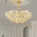 French Crystal Chandelier for Modern Living Room by Ljojo - High-End Creamy Style Lighting