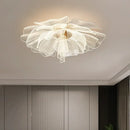 LED Ceiling Light Flower Design Acrylic Lamp Luxury Gold Interior Lighting for Study Bedroom Hallway by Ljojo