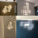 Modern Rectangle Led Wall Lamp Living Room Bedroom Sconce by Ljojo