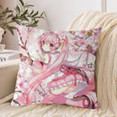 Ljojo 40*40 Hatsune Miku Pillow Cover Set for Stylish Bed Decor