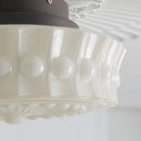 French Retro Medieval Cream Glass Ceiling Lights LED E27 Home Decorative Ceiling Lamp Ljojo