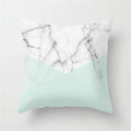 Ljojo Mint Green Geometric Animal Print Pillowcase for Home and Office Decor