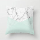 Ljojo Mint Green Geometric Animal Print Pillowcase for Home and Office Decor