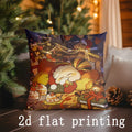 Christmas Digital Printed Pillow Covers by Ljojo for Sofa, Bedroom, Car - Pattern Cushion Cover