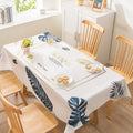 Ljojo Light Luxury Rectangular Tablecloth with Oil-Proof and Anti-Scalding Features
