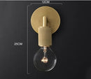 Ljojo LED Copper Wall Lamp for Restaurant Living Room TV Background Lighting