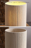 Japanese Walnut Wood Bedside Table Lamp Retro Designer Light for Bedroom Living Room by Ljojo