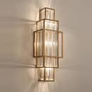 Ljojo Luxury Glass Crystal Wall Lamp for Modern Minimalist Living Room & Bedroom