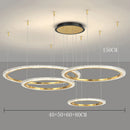 Modern Ring LED Pendant Light for Living Room by Ljojo - Stylish Chandelier for Home Decor