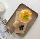 Ljojo Metal Tray - Nordic Style, Perfect for Restaurants, Coffee Shops, and Bakeries