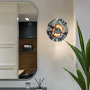 Ljojo Marble LED Wall Lamp - Silver Aluminium Sconce for Indoor Spaces