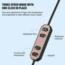 Ljojo Professional LED Floor Lamp for Beauty Salon Makeup - Half-moon Filled Lamp