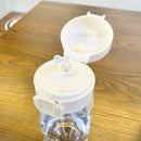 Kawaii Cats Glass Water Bottle With Straw 500ml - Ljojo Cute Tumbler