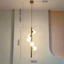 French Minimalist Hanging Light for Retro Bedroom Décor | Ljojo