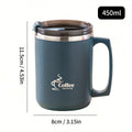 Ljojo Stainless Steel Insulated Coffee Mug with Handle