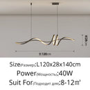 Modern Minimalist LED Chandelier Pendant Light for Dining Room | Ljojo
