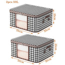 Ljojo™ Large Capacity Foldable Storage Box with Handles and Zipper