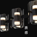 Ljojo Restaurant Pendant Light Modern Minimalist Bar Counter Glass Strip Light Nordic Designer
