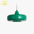 Green/Yellow Glass Pendant Lights LED E27 | Medieval Minimalist Hanging Lamp by Ljojo
