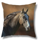 Fine Horse Print Cushion Cover for Home Decor by Ljojo