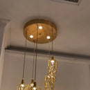 Ljojo Luxury Crystal LED Chandelier - Modern Silvery Tree Branch Bedroom Light
