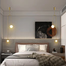 Ljojo™ Glass Ball Vertical Chandelier - Nordic Geometric Pendant Light